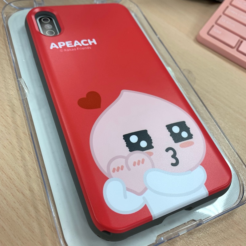 Kakao Apeach iPhone XS MAX卡夾式手機殼 全新現貨