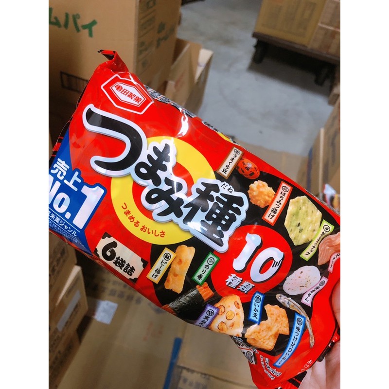 日本🇯🇵龜田6袋入十種類柿種米果