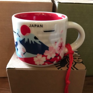 日本星巴克 STARBUCKS JAPAN 富士山 3oz Espresso 櫻花杯 咖啡杯