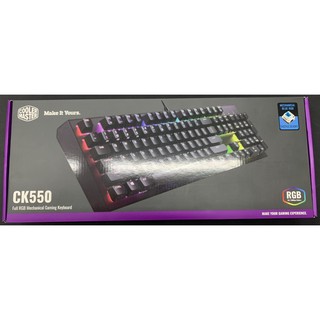 [星鋐國際]CoolerMaster(酷碼) CK550 機械式鍵盤 /有線/青軸/中文/RGB