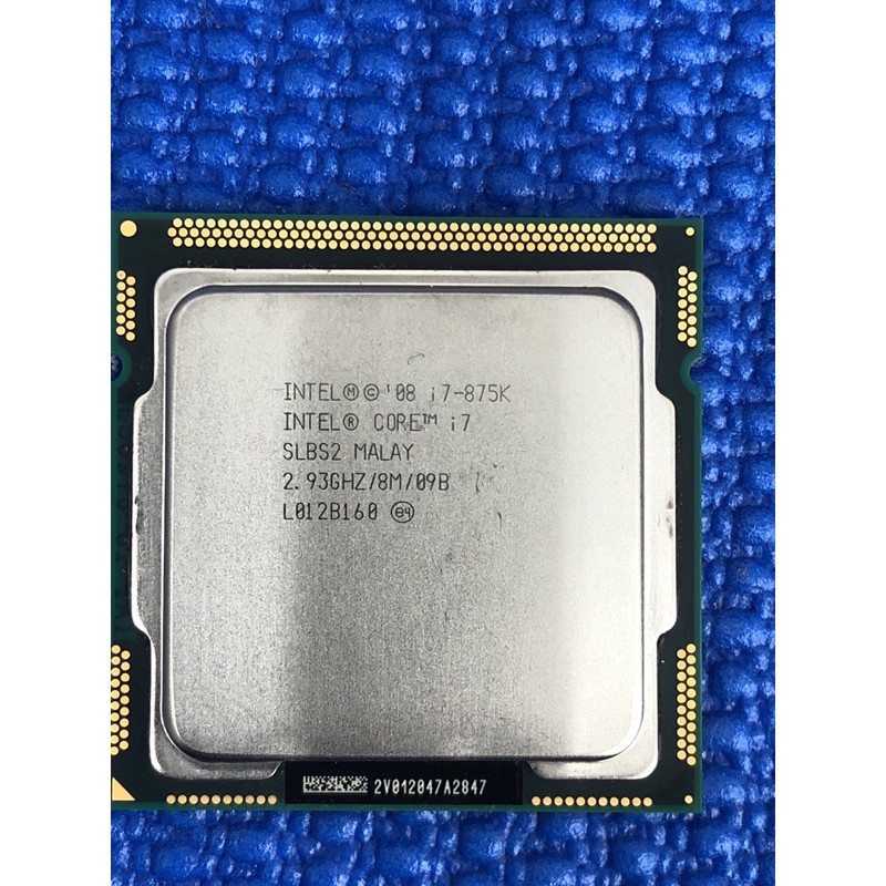 CPU I7 875K 2.93GHZ