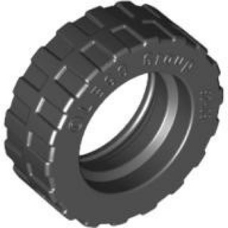 ||高雄 宅媽|樂高 積木|| LEGO 零件 92409 黑色 輪胎皮 Tire 17.5x6mm 4617848