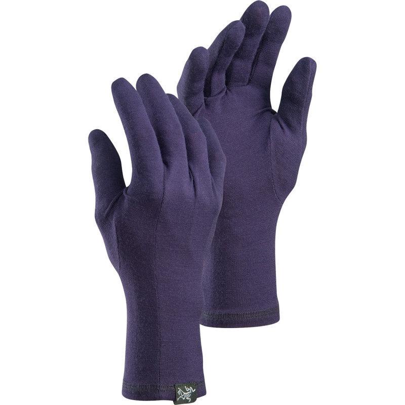 Arcteryx Gothic Glove 羊毛材質輕量彈性保暖手套 M/L號