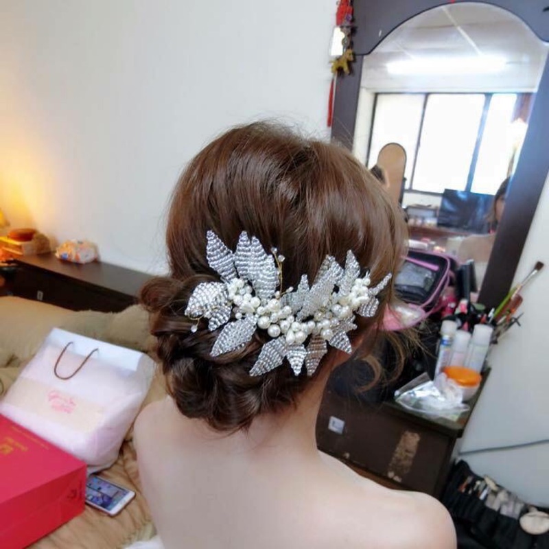 新娘秘書 新秘飾品 璦藏 珍珠珠飾髮飾