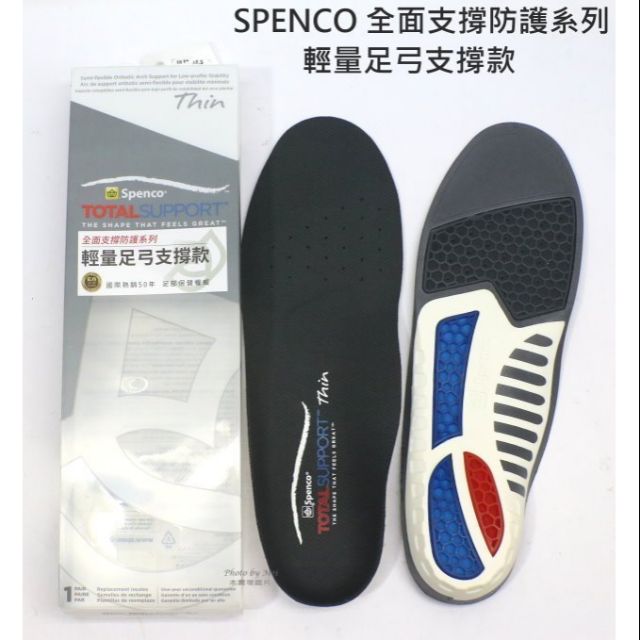 新品上架         SPENCO 全面支撐防護系列 輕量足弓支撐款鞋墊 ( SI46696 )