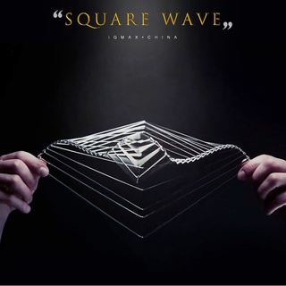 【臺灣現貨|魔幻方波】IQ MAX 成人解壓玩具 大人舒壓玩具 Square Wave 斐波那契數列 解壓金屬旋轉陀螺