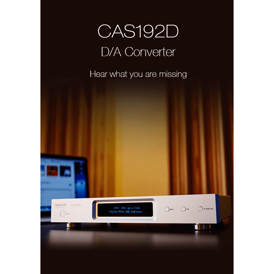 曠世 QUESTYLE CAS192D DSD音頻升頻 DAC 解碼器