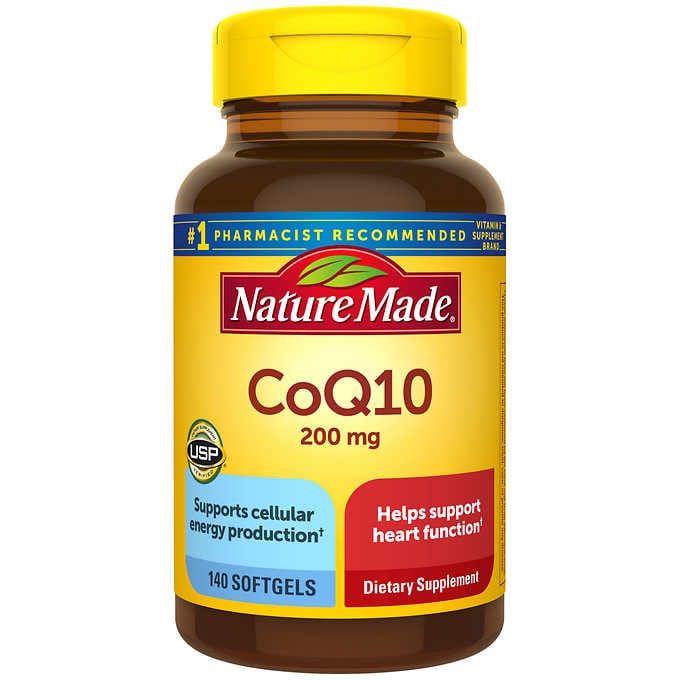 現貨供應(2025.10)美國 萊萃美 輔酶(200mg 140顆)Nature Made CoQ10