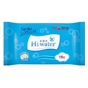 (現貨！)康乃馨Hi－water水濕巾15片裝