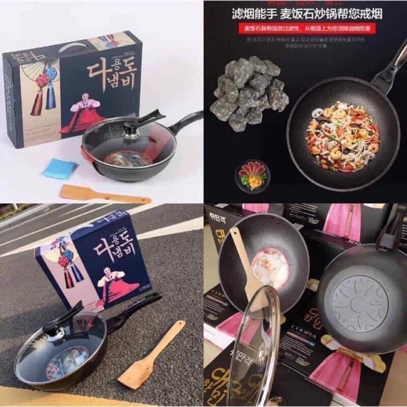 🥇金佳俗🥇韓式麥飯石不沾炒鍋3件組(32CM)/26cm平底鍋