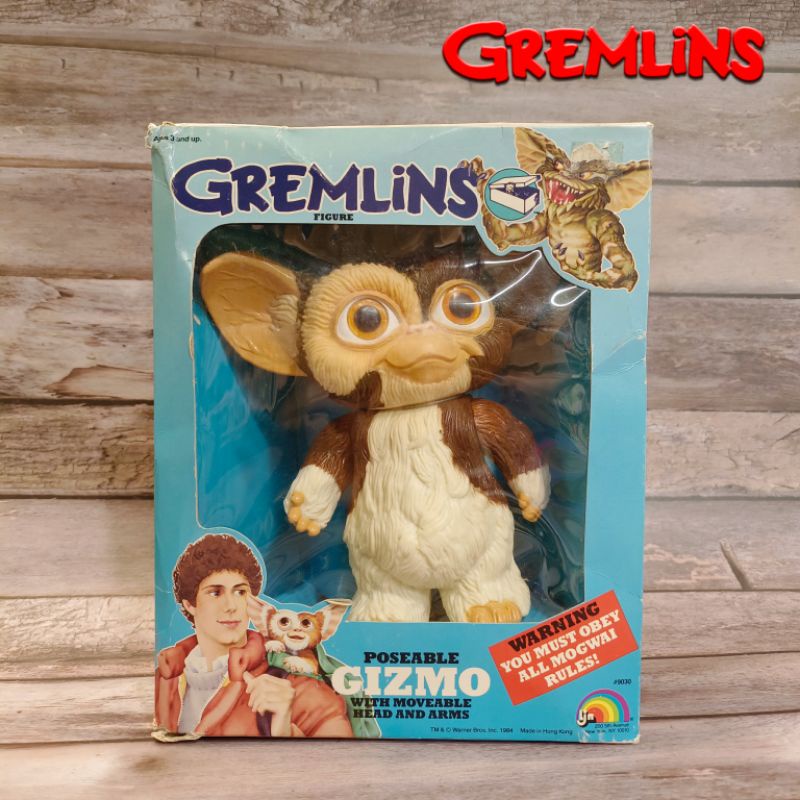 ⭐喔啦玩具店⭐小魔怪 GREMLINS 1984年 老玩具 軟膠 老膠 Gizmo 小精靈 玩具公仔