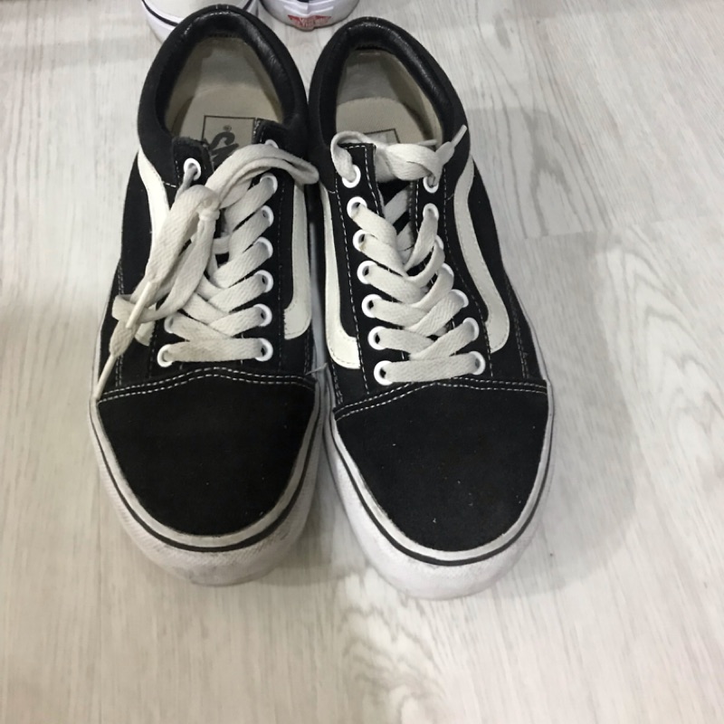 Vans old skool黑色 厚底款