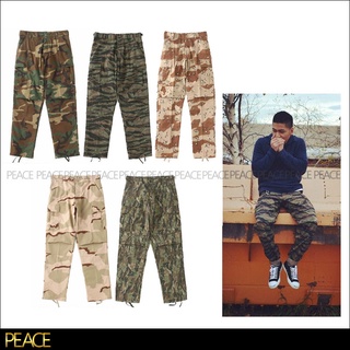 【PEACE】Rothco BDU 沙漠 軍事 虎斑紋 迷彩 口袋 排扣 寬版 工作 可束口 長褲 軍裝 軍用
