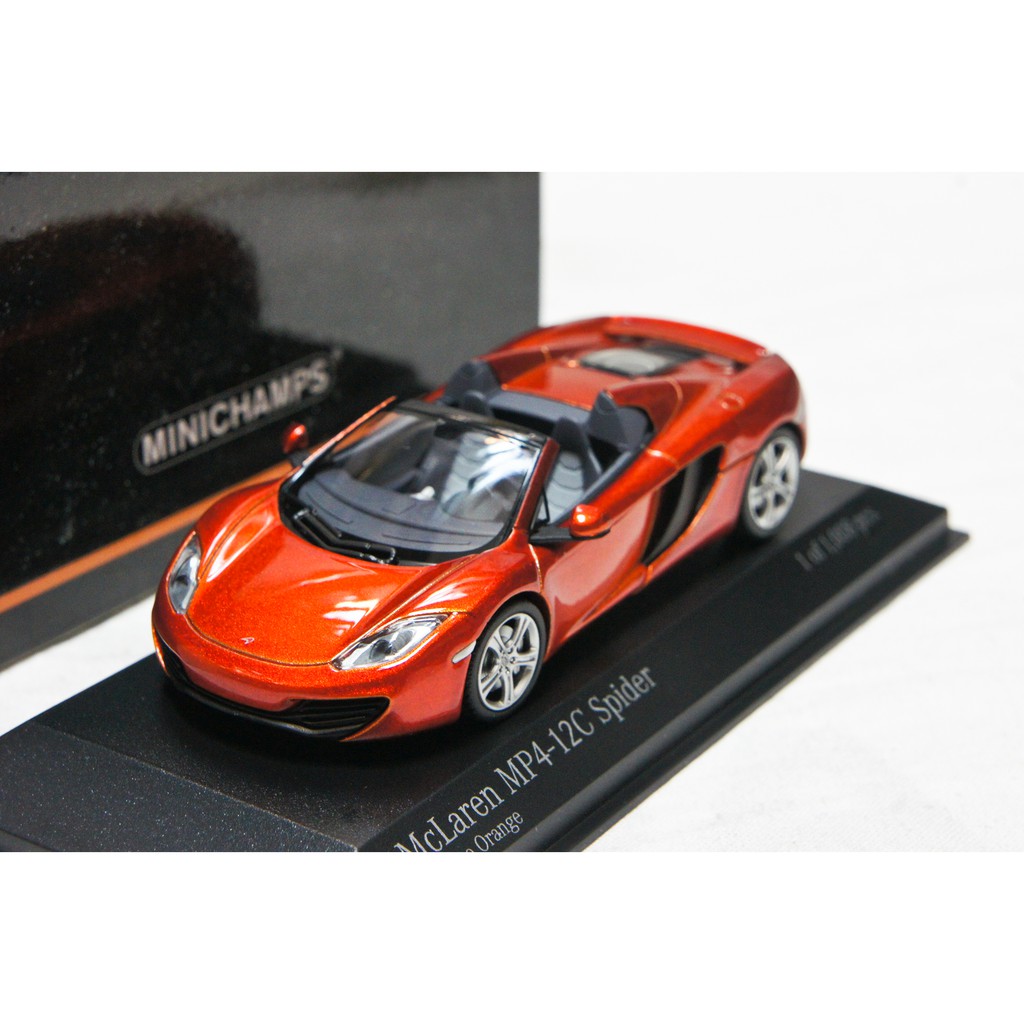 【現貨特價】1:43 Minichamps McLaren MP4-12C Spider 2012 橘色 ※限量一千台※