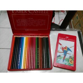 【文具出清】FABER水性色鉛筆鐵盒(12色、24色)