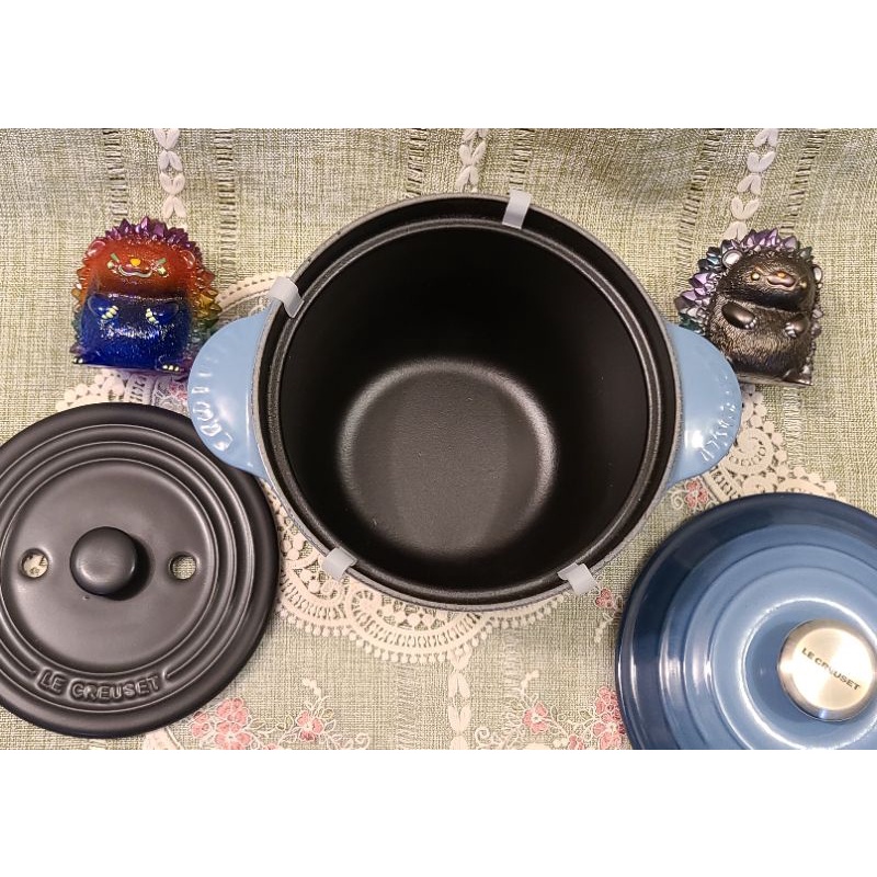 Le Creuset 18 水手藍窈窕鍋含內蓋