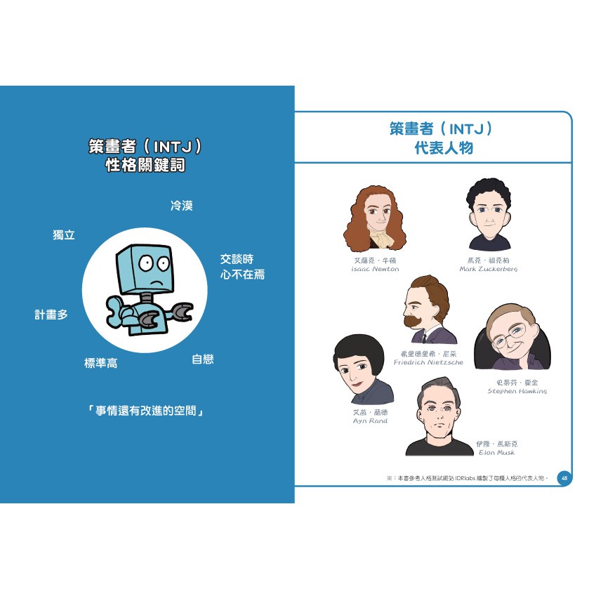 看漫畫 秒懂mbti 16型人格 梁鋒 胡凌浩 蝦皮購物