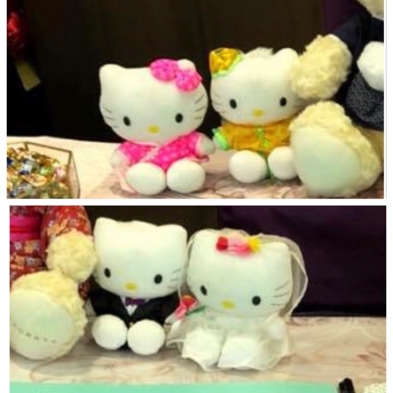 Hello Kitty 麥當勞絕版娃娃 中國旗袍、結婚禮服