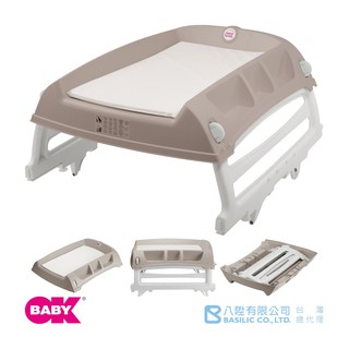 【OKBABY總代理】義大利原裝進口 嬰兒尿布台 多功能尿布台 護理台 放置浴缸/桌面/嬰兒床上 支架可折疊(F029)