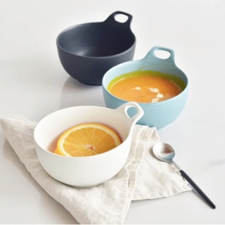 北歐風 單耳陶瓷碗 zakka /湯碗/沙拉碗/水果碗