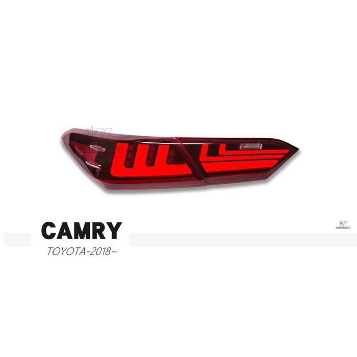 》傑暘國際車身部品《 TOYOTA CAMRY 8代 18 19 導光 LED 流水方向燈 跑馬 光柱 導光 尾燈 後燈