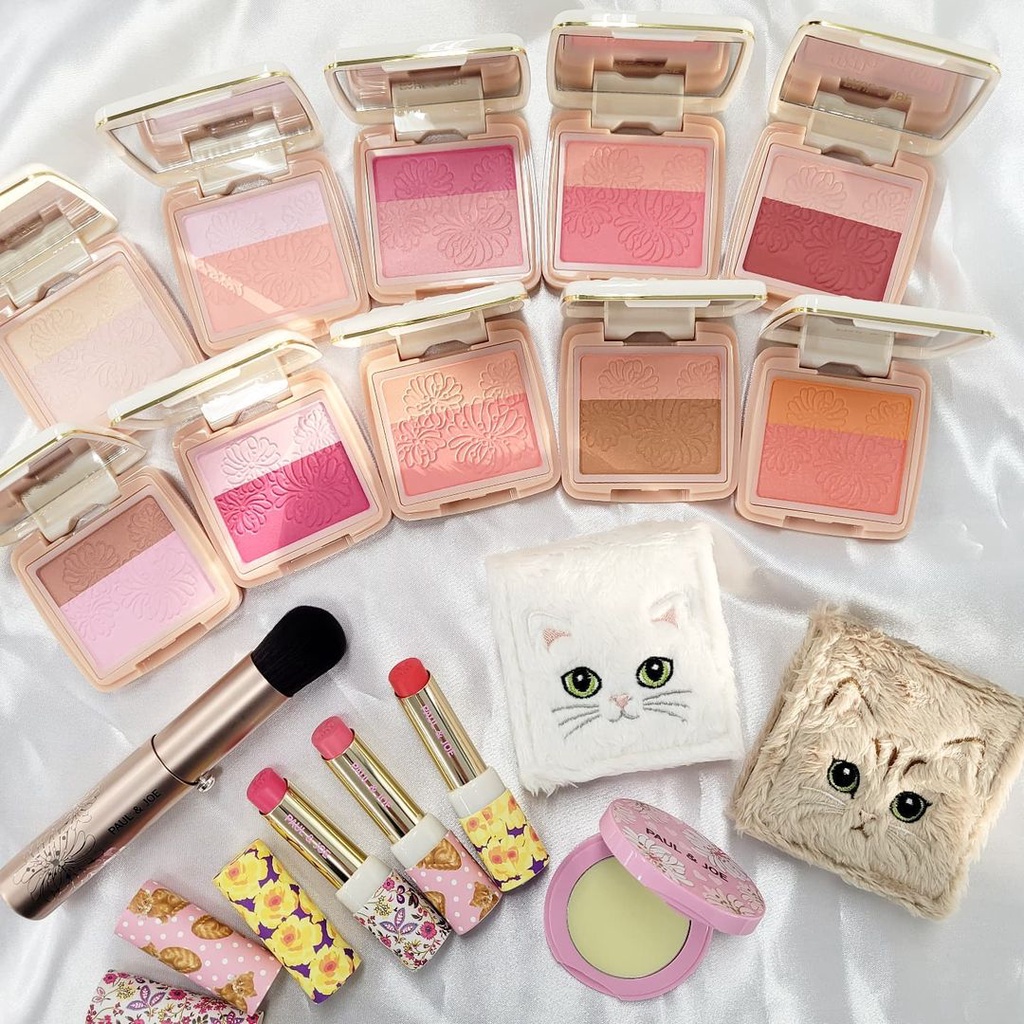 購物狂小姐 Paul Joe 貓絨絨西洋菊雙色腮紅組 小白貓貓絨絨限量眼頰彩盒 西洋菊雙色腮紅 蝦皮購物
