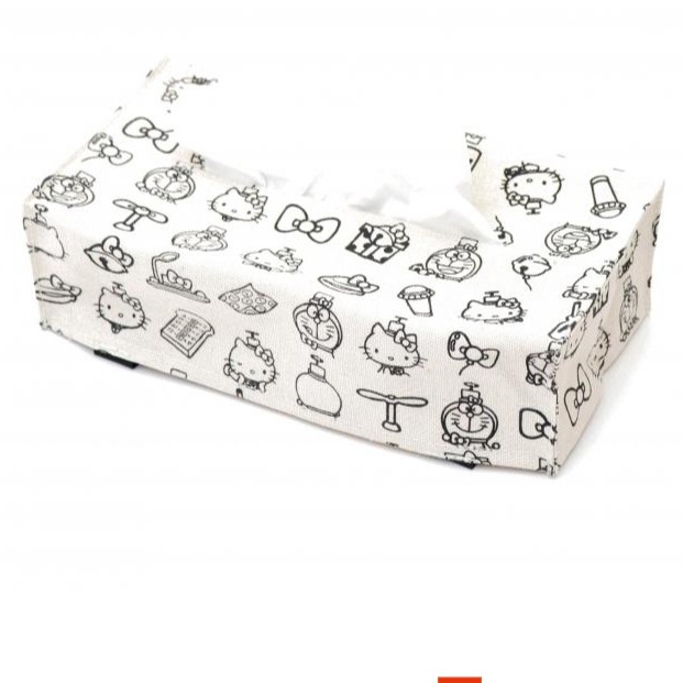 【玩具櫃】ASOKO 哆啦A夢 HELLO KITTY 盒裝面紙套 聯名商品 (日本朋友提供商品)