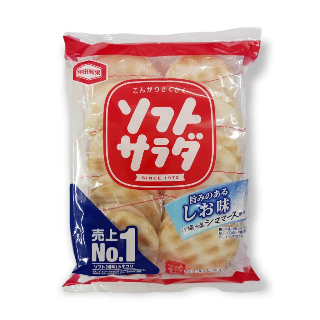 龜田製菓 沖繩鹽味米果 10枚入