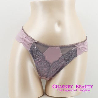 Chasney Beauty-Shell蕾絲性感丁褲(低調紫)S