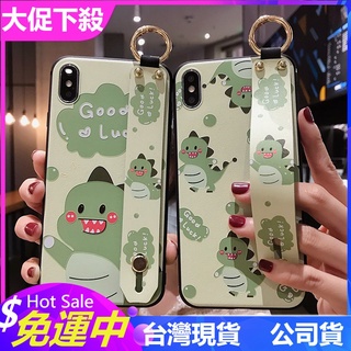 花瓣女神&可愛恐龍三星保護殼S21 Ultra S20 FE Note 20腕帶支架手機殼note9 8 s9 s10+