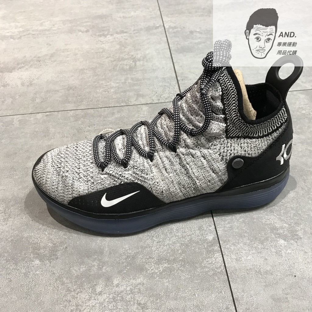 【AND.】NIKE ZOOM KD11EP 灰白黑 籃球鞋 襪套 穿搭 男款 AO2605-006