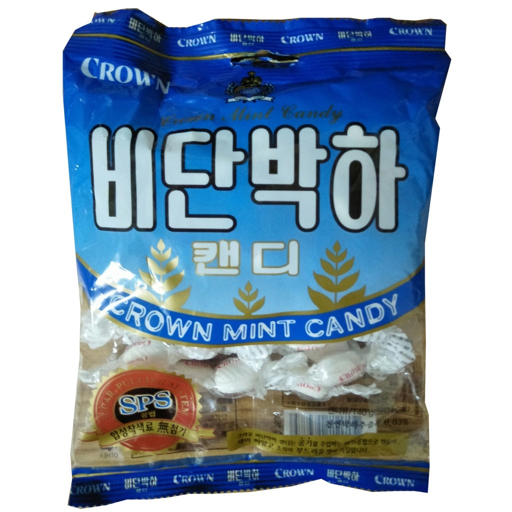 現貨 韓國crown薄荷糖 140g 韓國必買零食