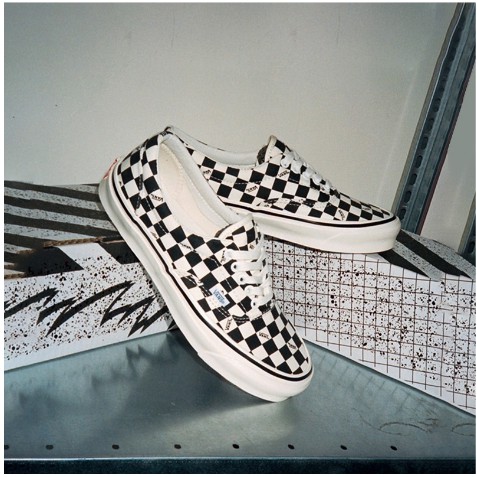 正品xh Vans OG Era LX 米白黑 黑白 棋盤格 滑板鞋 休閒鞋 帆布鞋 VN0A4BVA01Z