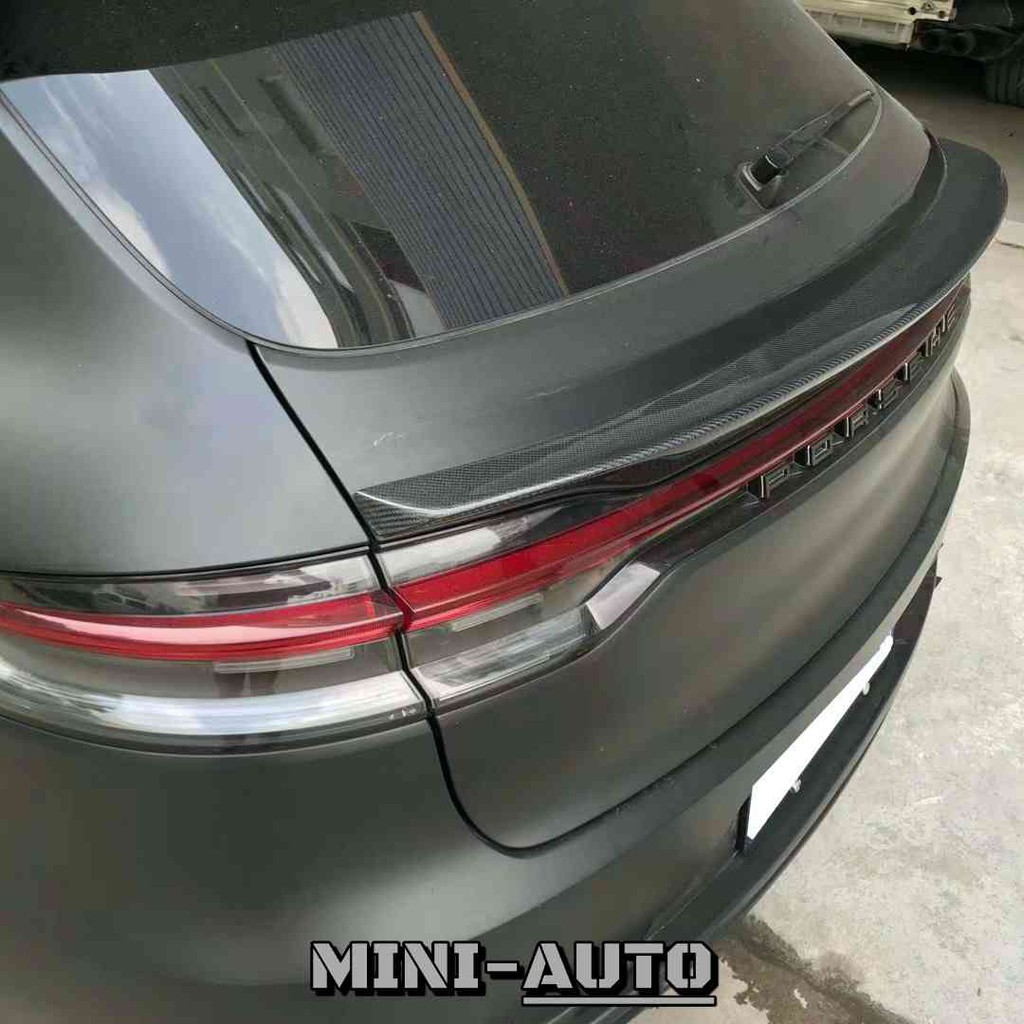 MINI-AUTO☑️ Porsche Macan T款 碳纖維中尾翼 改裝 簡易安裝 小改款 2019＋ 副廠 保時捷