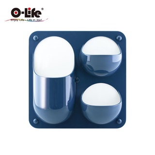 O-Life磁吸式牆面收納盒/ C款藍色 eslite誠品