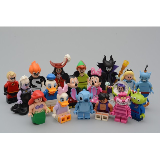 【HENRY社長】樂高 LEGO 71012 絕版全新迪士尼人偶全套18隻 米奇米妮 巴斯胡迪 小美人魚 愛麗絲 黑女巫