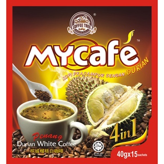 [現貨開發票] 馬來西亞 榴槤白咖啡 檳城咖啡樹牌 四合一 600g 大份量特香濃 新鮮好喝東南亞美食伴手禮 團購熱銷