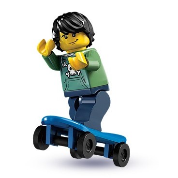 全新僅拆袋檢查 滑板男孩 樂高  LEGO 8683 人偶抽抽包 1代 一代 滑板小子