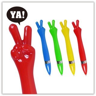 廣告筆 勝利手指筆 YA筆 勝利手勢造型筆 原子筆 贈品筆 禮品筆 贈品禮品 A2450