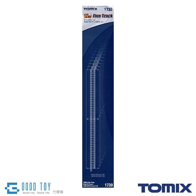 TOMIX 1730 寬路基 PC直軌 S280-WP(F) (10入)