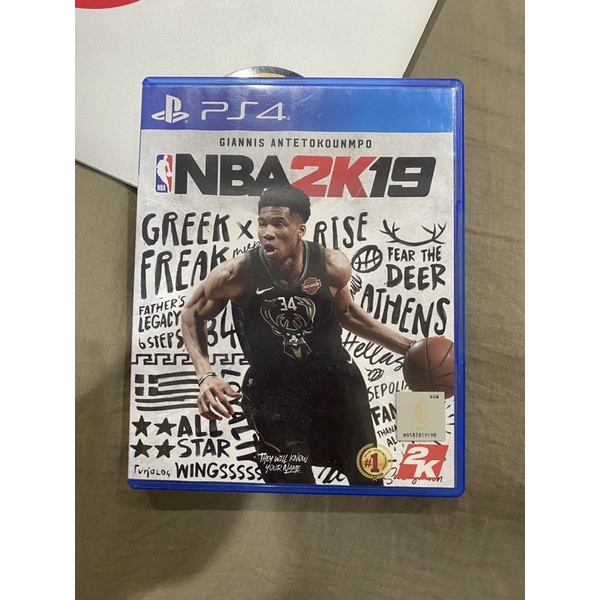 PS4 NBA 2K19 字母哥 公鹿隊封面版本 中英文