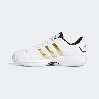 【鞋印良品】adidas 復古籃球鞋 Pro Model 2G Low H68060 白金 耐磨 貝殼頭 大尺碼