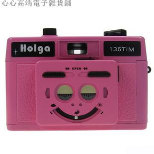 復古膠片相機HOLGA135TIM粉色半格雙格一體機135膠卷相機創意禮物