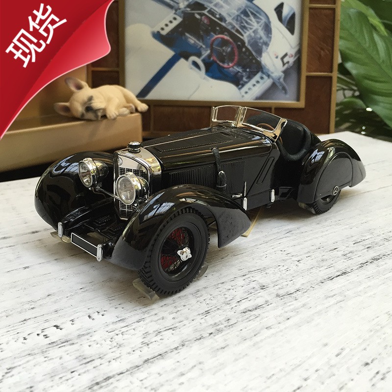 Cmc1 24奔馳ssk 1930黑王子合金汽車模型成人收藏擺件老爺車 蝦皮購物