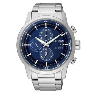 CITIZEN 星辰 CA0610-52L 時尚光動能計時腕錶 /藍面 41mm