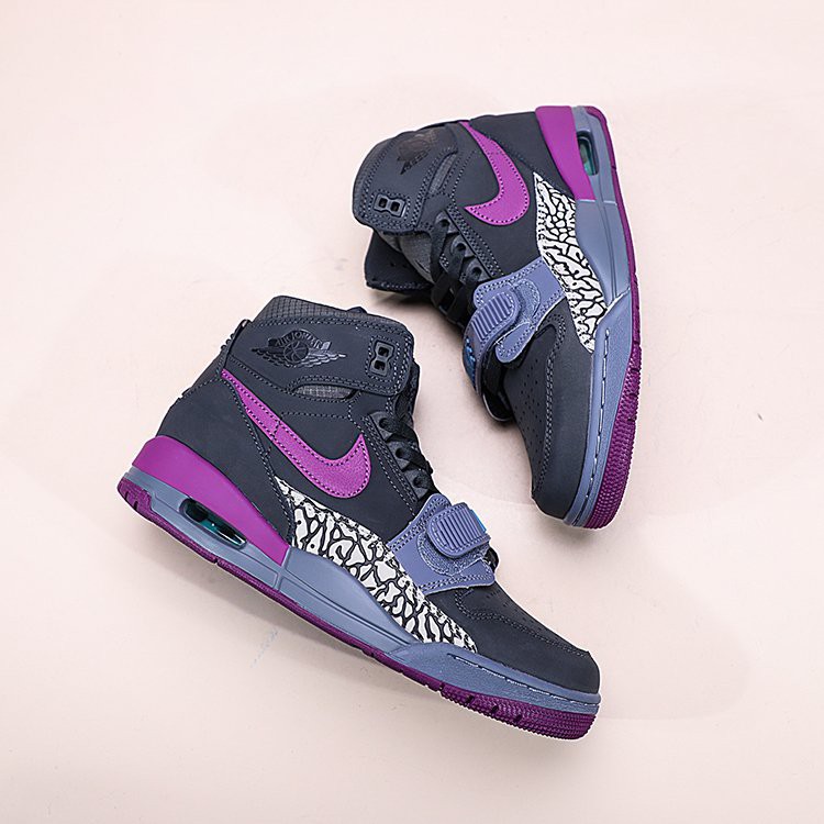 air jordan legacy 312 grey purple