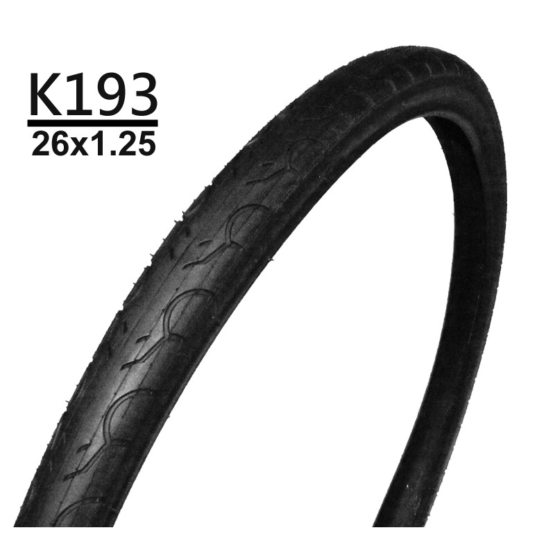 KENDA 建大外胎K193 26x1.25 耐磨+速度 登山車光頭胎(一輪份)[09109325]