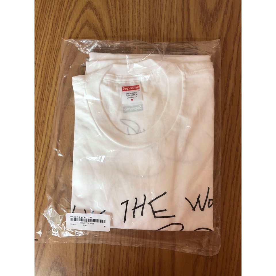 supreme wake the world tee