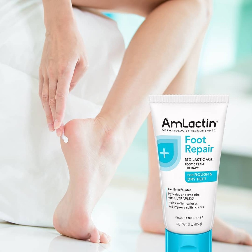 AmLactin： Foot Repair 足部修護腳霜 非常適合腳部粗糙，粗糙的乾性皮膚 告別腳跟龜裂