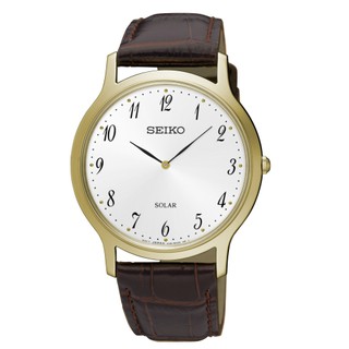 SEIKO SK037精工錶 CS系列 V115-0BE0G(SUP860P1) 簡約風時尚腕錶/金框 37.8mm